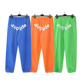 Sp5der 555555 Spiderweb Foam Print Sweatpants-4613  
