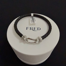 Feiden full diamond diamond horseshoe buckle bracelet-3885  